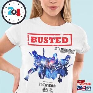 Busted  Tour T-Shirt Music Band Shirt Greatest Hits Shirts